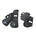 Roma Competitor Open Front/Fetlock Boot Set Black