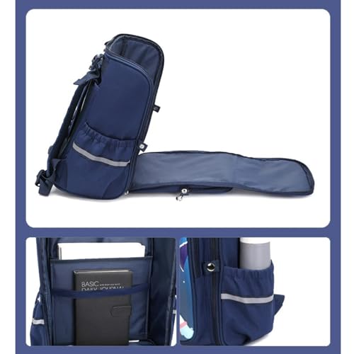 Mochila Escolar Infantil à Prova Dágua Alça de Ombro Acolchoada Ergonômica Confortável Abertura 360º