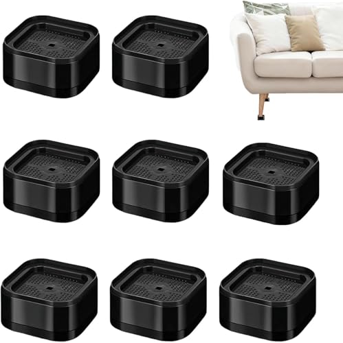 Jyongrmy Elevador de muebles, patas apilables para lavadora, elevador robusto, bloques elevadores ajustables para elevadores de sillas de sofá, elevadores de mesa
