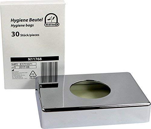 Medi-Inn Distributeur de sachets pour serviettes hygiéniques avec recharge 30 pièces Cover