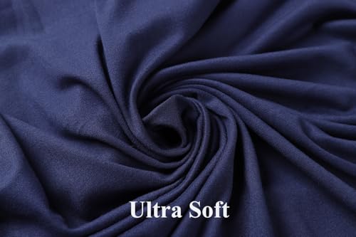 Image of Stretchy Fitted Crib Sheets Set 2 Pack Portable Crib Mattress Topper for Baby Girl Boy,Ultra Soft Jersey Material, Dark Blue & Bear Deer