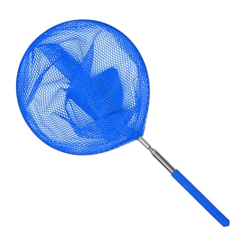 Generisch Red de skimmernetz para piscina para limpiar – redes de pesca red de limpieza de piscinas, skimmer telescópico de piscina skimmer de acero inoxidable, skimmer de red de piscina para mujer
