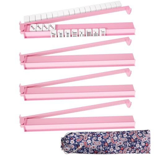 Set de 4 Soportes con Empujadores para Mahjong Acrílico miniatura 1