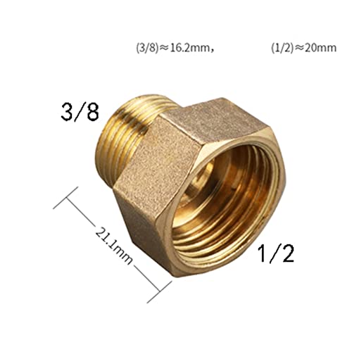 Accesorio de tubería de cobre tipo reductor hexagonal de latón 44989 3