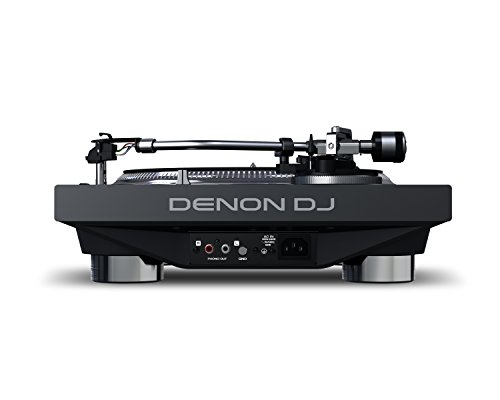 Denon DJ VL12 PRIME | Professional Turntable with True Quartz Lock & RGB LED Light Ring,BLACK