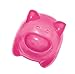 KONG Squeezz Jels Pig Squeaking Dog Toy, Medium (Colors Vary)