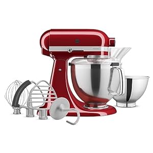 Artisan® Series Tilt-Head Stand Mixer with Premium Accessory Pack KSM195PSCA