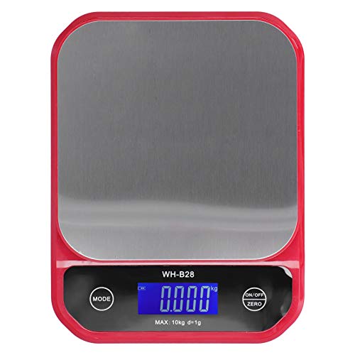Báscula digital electrónica para cocina con pantalla LCD grande miniatura 4