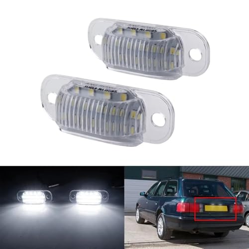 Iluminación de matrícula compatible con Audi 80 B4 y Cabriolet 8G 5