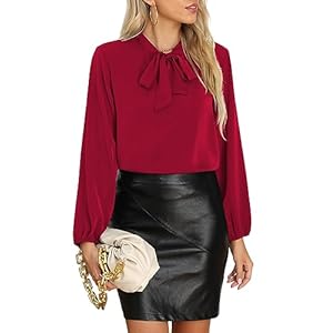 CZYINXIAN Womens Dressy Chiffon Blo...
