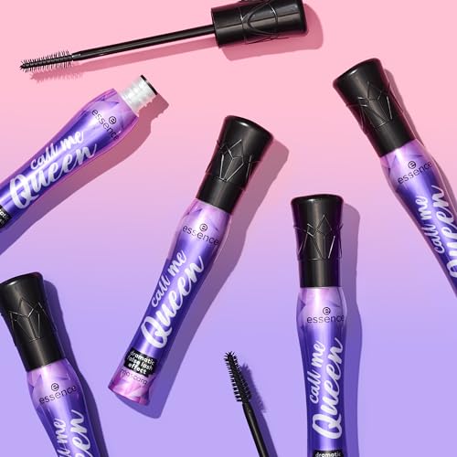 Essence Call Me Queen Dramatic False Lash Effect Mascara – Volumizing & Lengthening, Washable Black — view 8