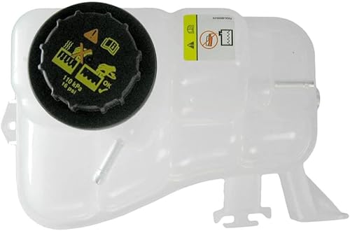 Vista 46 de TRQ Botella de desbordamiento del tanque de expansión del depósito de refrigerante del radiador compatible con Porsche Macan 2015-2018