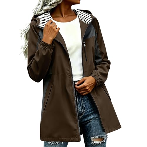 Chaqueta impermeable mujer ligera transpirable que frena el viento 1