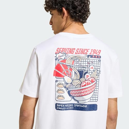 adidas Homme Ramen Graphic Shirt, White, L