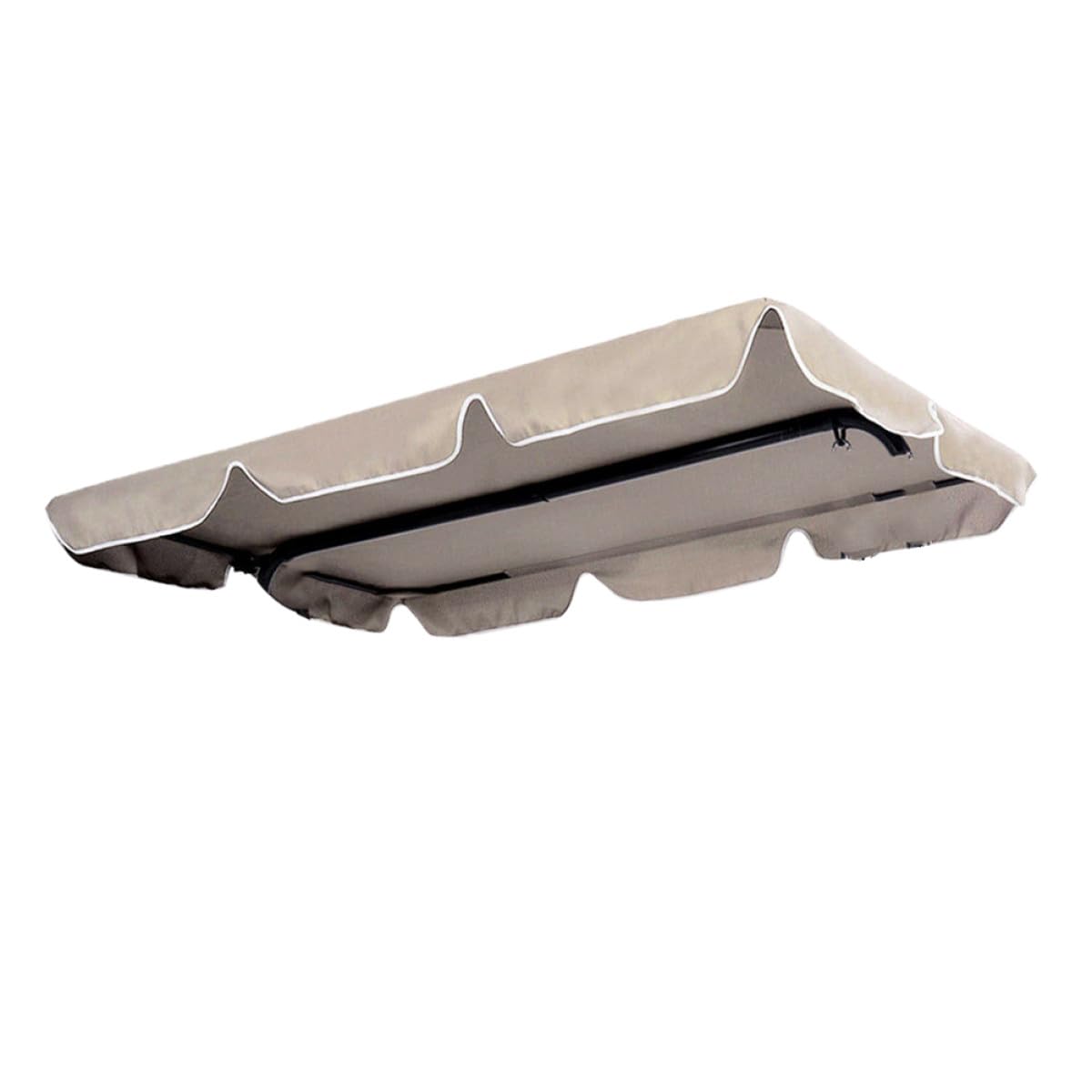 Toldo columpio jardín beige impermeable tela Oxford 210D cubierta techo patio exterior