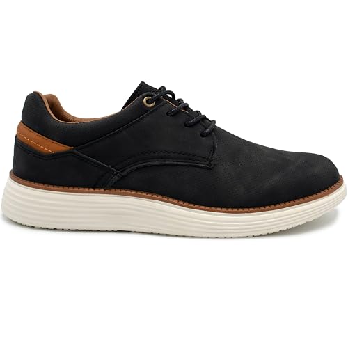 Image of AKADEMIKS Mens Dayton Oxford, Comfortable Footwear for Formal and Casual Wear