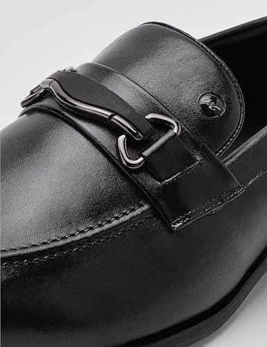 Image of Monte Carlo Mens Solid Slip on Genuine Leather Penny Loafers (201821FW)