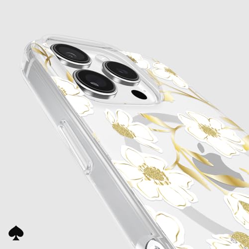kate spade new york iPhone 16 Pro Case - Compatible with MagSafe - Designer Phone Case - Sunshine Floral Gems by kate spade new york - Used condition - Image 7