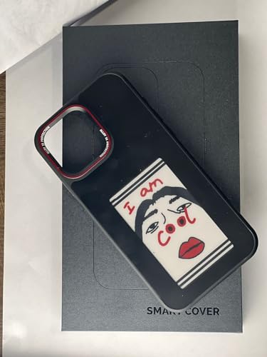 Image of Auxxy Plastic E-Vogue Cover Exclusively For iPhone 15 Pro Max (Black)