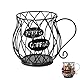 Kaffeekapselkorb, Kaffeekorb, Kaffeekapsel Pod Aufbewahrungskorb, Kaffee Pod Halter Korb, Zur Aufbewahrung Von Kaffeekapseln und Früchten für Theke Und Kaffeebar (Schwarz)