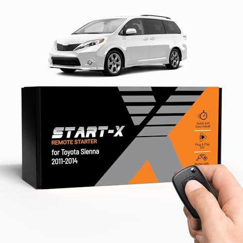 Start-X Remote Starter Kit for Toyota Sienna (2011, 2012, 2013,