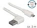 Produktbild DeLock 85173 3 m USB A Micro B Männlich Männlich Weiß Kabel USB  Kabel USB (3 m, USB A, Micro B, 2.0, männlich/männlich, weiß)