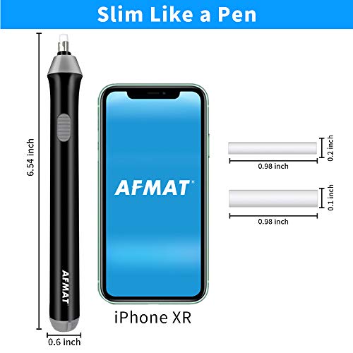 Electric Eraser Kit, AFMAT Electric Drawing Erasers for Artists, 200 Refills, Drafting Brush, Battery Operated Eraser for Sketching Pencils/Drafting Pencil/Graphite Pencils/Arts/Crafts-Detailor Tool - Thumbnail 3