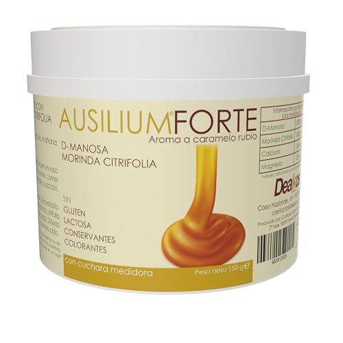 Deakos Ausilium Forte 150 g Aroma Caramelo Rubio – Con D-Manosa y Morinda Citrifolia, relajante muscular