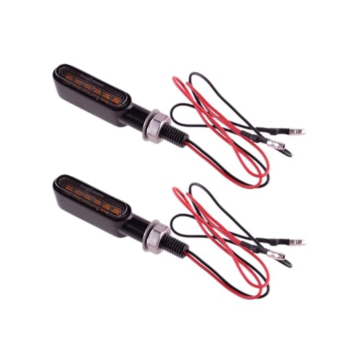 Clignotant de moto LED ambre 12V universel pour optimiser la visibilité sur route