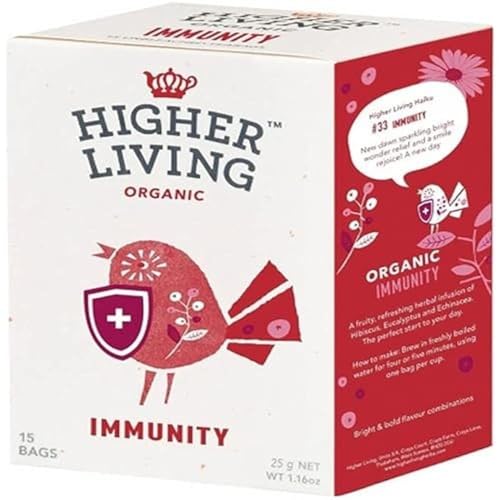 Higher Living Organic Immunity Tea 15 Teabags