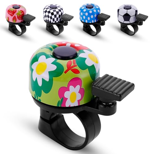 Paliston Bike Bell Bicycle Bell Crisp Sound for Adults Kids Boys Girls Flower