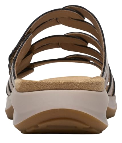 Clarks Clarks Women's Maelynn Abby Slide Sandal, Gold Metallic Synthetic, 9