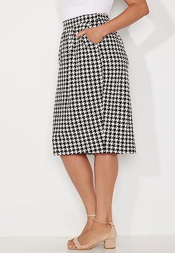 Catherines Women's Plus Size Liz&Me Ponte Pencil Skirt3