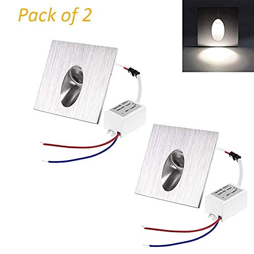 Onerbuy Square Incasso LED Step Scale Lampada da