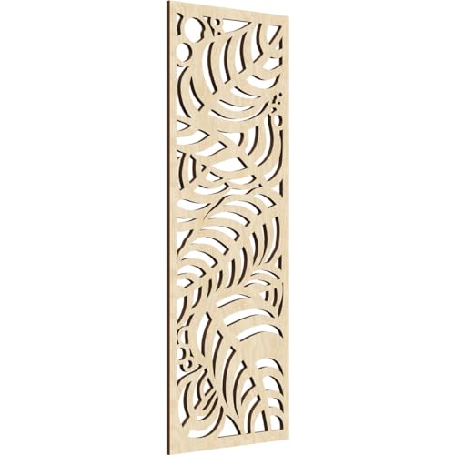 Image of 17 3 /8 inchW x 44 3 /8 inchH x 3 /8 inchT Mills Decorative Fretwork Wood Wall Panels, Birch