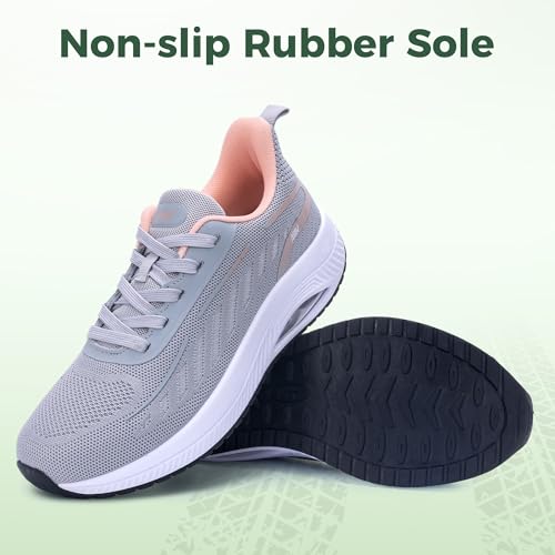 Image of IIV Womens Walking Shoes with Arch Support Plantar Fasciitis Sneakers Women Orthotic Tennis Shoes for Workout