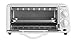 Courant TO-621W 2 Slice Compact Toaster Oven with Bake Tray and Toast Rack, White