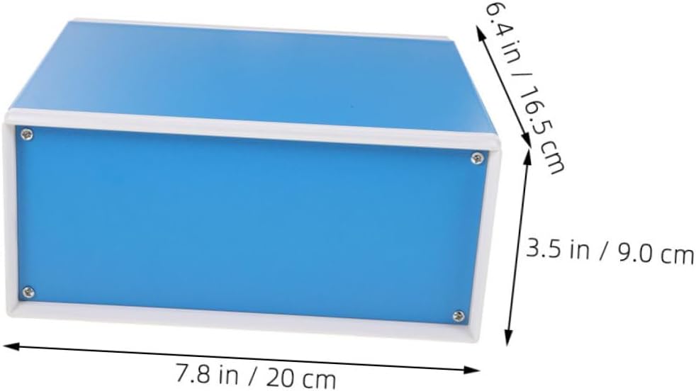 Veemoon 2pcs Robust Metal Junction Box for Outdoor Use Electrical Enclosure Project Case Weatherproof Electrical Box