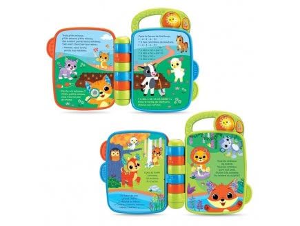 Livre Musical et interactif Petits loulous, Version FR - comptines, Animaux, 1ers Mots - Bebe 6/36...