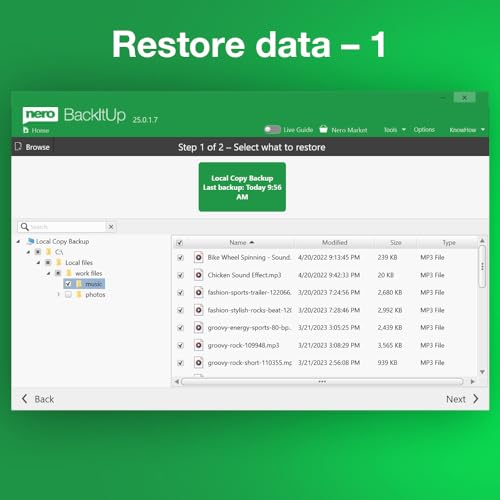 image for Nero Backup software | data backup, data recovery, cloud, auto backup,