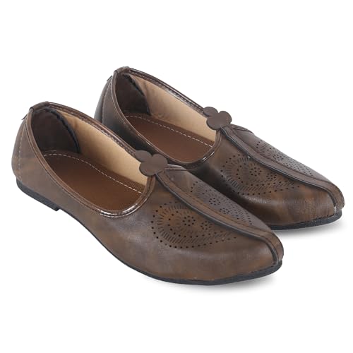 Image of DFR Men Ethnic Jutis Casual Loafers Shoe Juti