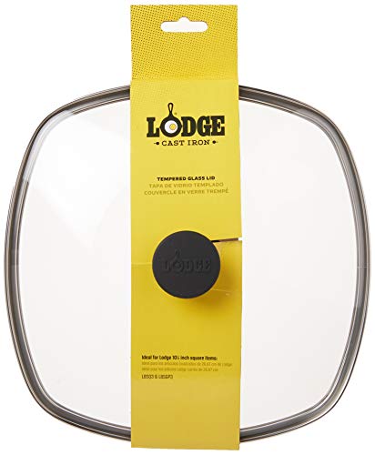 Lodge Manufacturing Company Glsq10 Tempered Glass Lid, 10.5", Clear #TOP2