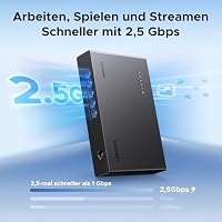 UGREEN 2.5G LAN Switch mit 5X 2.5G Ports, Unmanaged Netzwerk Switch – Ansicht 2