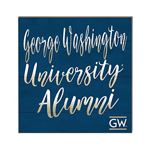 KH Sports Fan George Washington Univ Colonials 10"x10" Team Alumni Sign, One Size, Multi