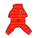 Puppia Ultralight Jumpsuit B - RED - L (PAPD-JM1673-RD-L)