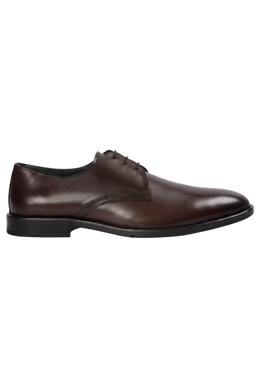 SIRRI Eleganckie męskie buty Derby z prawdziwej skóry – idealne na wesela, do pracy i na imprezy – buty sznurowane