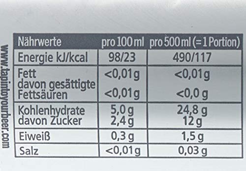 Beck’s Blue Pils Dosenbier, Alkoholfreies Pils Bier, Einweg (24 x 0.5 L Dose)