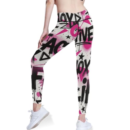 Leggings urbanos de graffiti para mujer: estiliza tu figura en el gimnasio o la calle 3