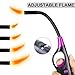 4 Pcs Long Lighters Candle Lighters, Flexi & Straight Long Neck Refillable Butane Lighter for Camping Fireplace Party BBQ Grill (Without Fuel)