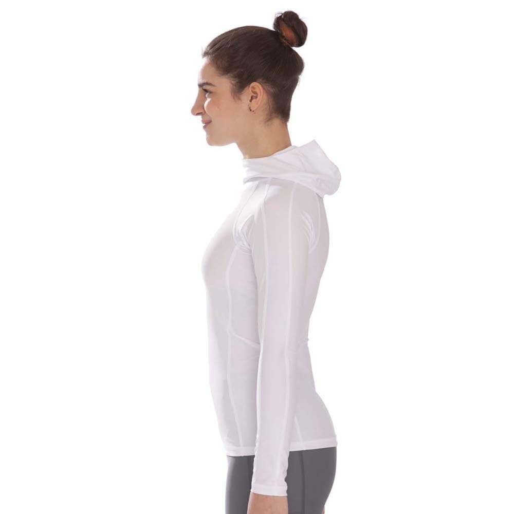 iQ-UV Hoodie Sportshirt Damen Langarm – UV Shirt für Damen für Wasser & Sport – Rash Guard mit UV-Schutz – Kapuzenshirt Langarm Sportshirt für Frauen – Ideal zum Schnorcheln und Schwimmen